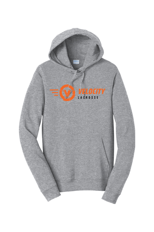 Velocity Lacrosse Port & Company Fan Favorite Fleece Pullover Hooded Sweatshirt