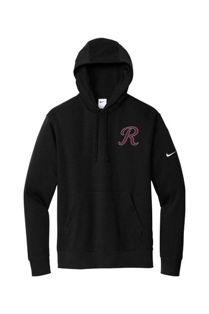 Rebels Travel Baseball Embroidered Nike Club Fleece Sleeve Swoosh Pullover Hoodie