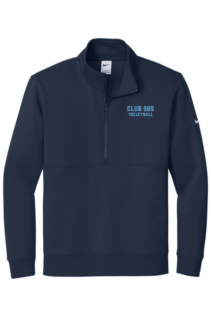 Risen 909 Coaches Embroidered Nike Club Fleece Sleeve Swoosh 1/2-Zip