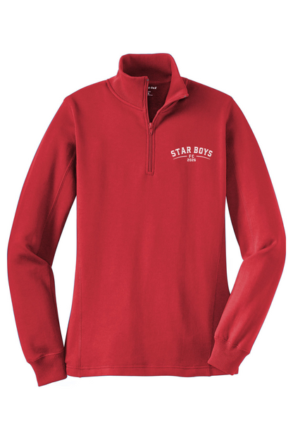 Star Boys Soccer Adult Women's Embroidered Quarter-Zip Pullover