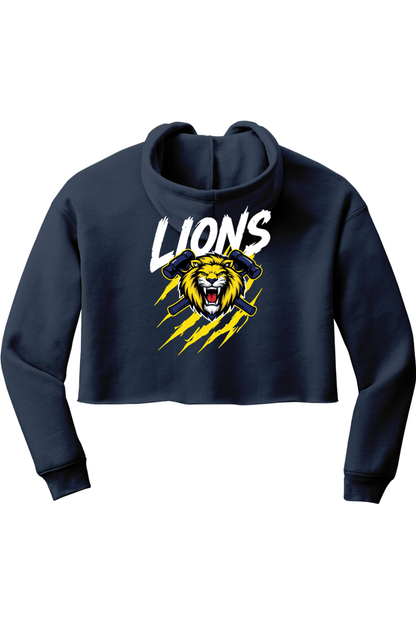 St. Joseph Cockeysville BELLA+CANVAS Women’s Sponge Fleece Cropped Fleece Hoodie Signature Lacrosse