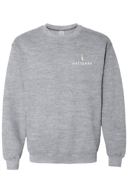 Sudadera con cuello redondo y mezcla pesada de Hatteras (a granel)