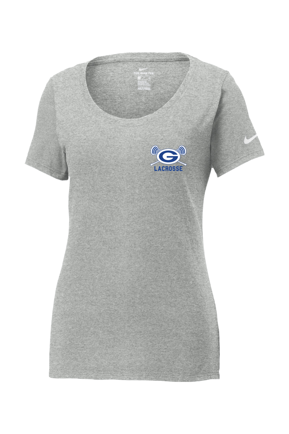 Georgetown Lacrosse Nike Core Cotton Scoop Neck Tee