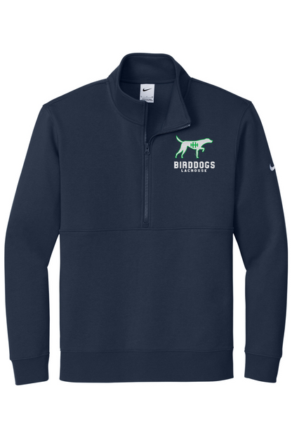 HHH Birddogs Embroidered Nike Club Fleece Sleeve Swoosh 1/2-Zip