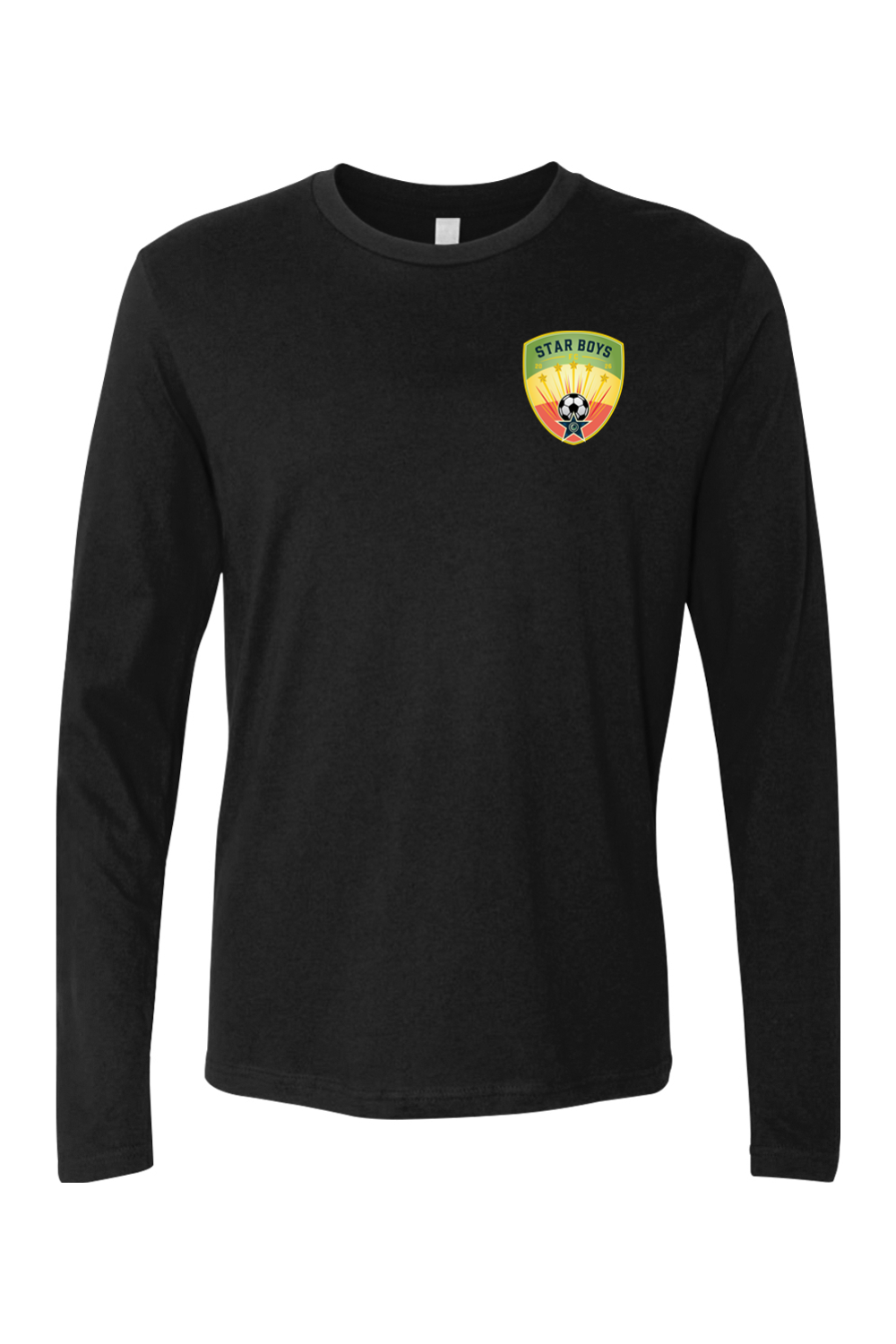 Star Boys Soccer Adult Long Sleeve T-Shirt