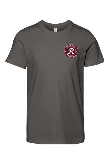 Rebels Travel Baseball Youth Lifestyle T-Shirt