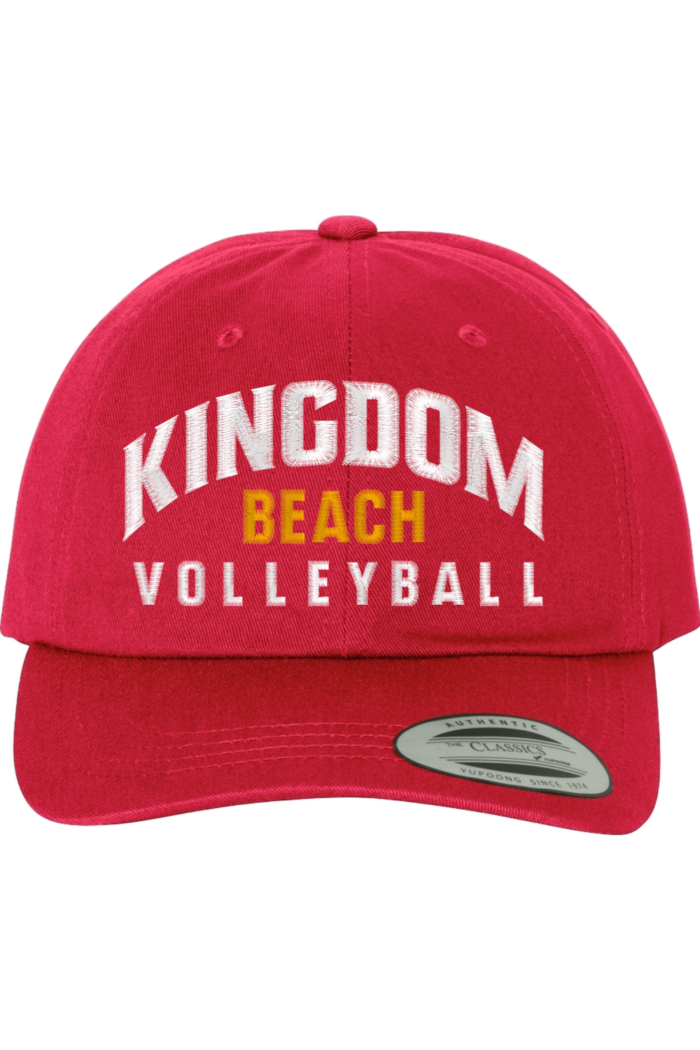 Kingdom Beach Volleyball Embroidered Dad Hat