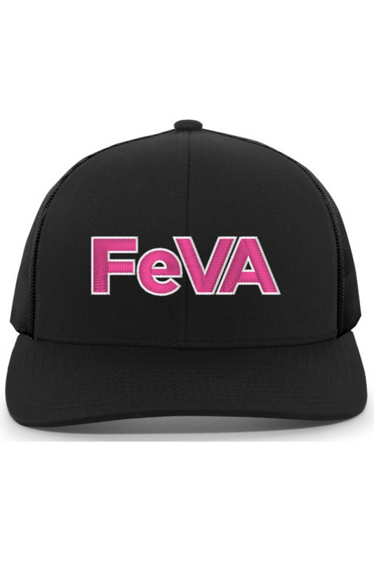 Features Volleyball Embroidered Trucker Hat