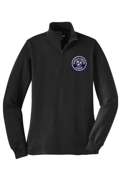Nashville Lacrosse Adult Women's Embroidered Quarter-Zip Pullover