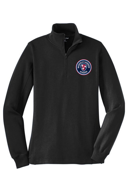 Nashville Lacrosse Adult Women's Embroidered Quarter-Zip Pullover