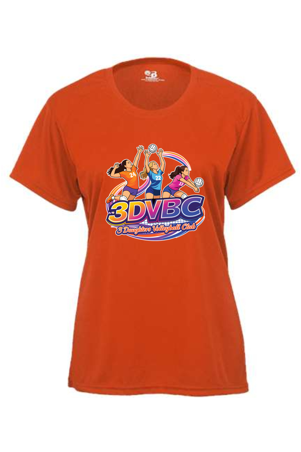 3DVBC Volleyball Youth Girl's Athletic T-Shirt