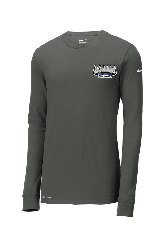 Cams Volleyball Nike Dri-FIT Cotton/Poly Long Sleeve Tee
