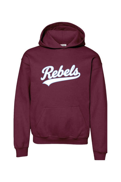 Rebels Travel Baseball Youth Hoodie