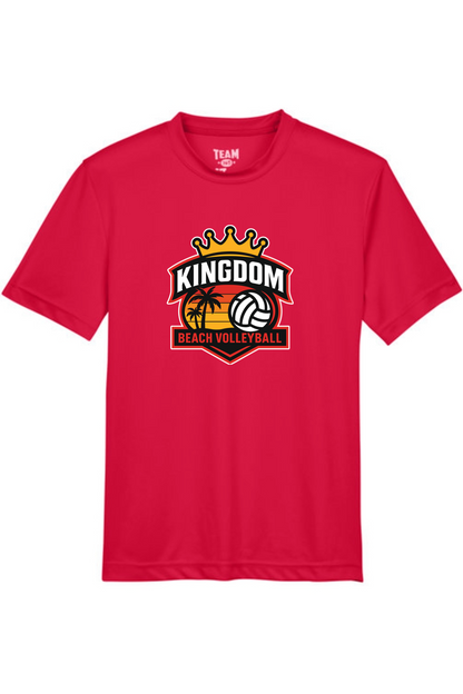 Kingdom Beach Volleyball Youth Athletic T-Shirt