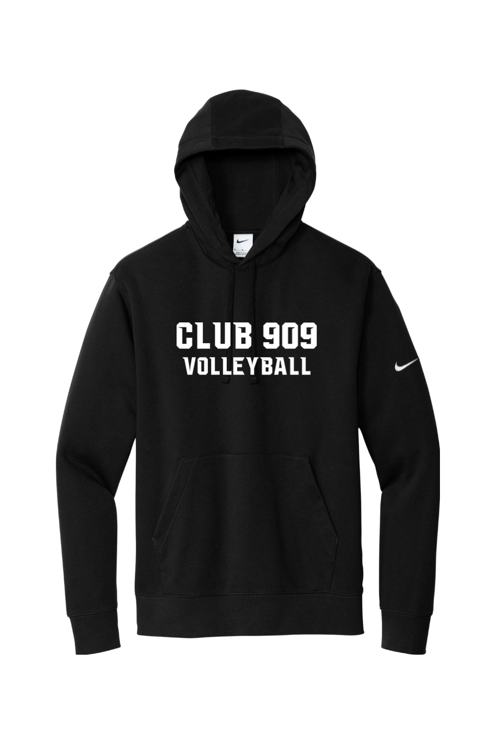 Risen 909 Coaches Nike Club Fleece Sleeve Swoosh Pullover Hoodie
