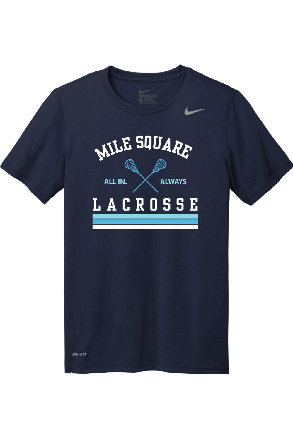 Mile Square Lacrosse Nike Team rLegend Tee