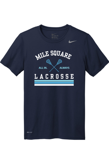 Mile Square Lacrosse Nike Team rLegend Tee