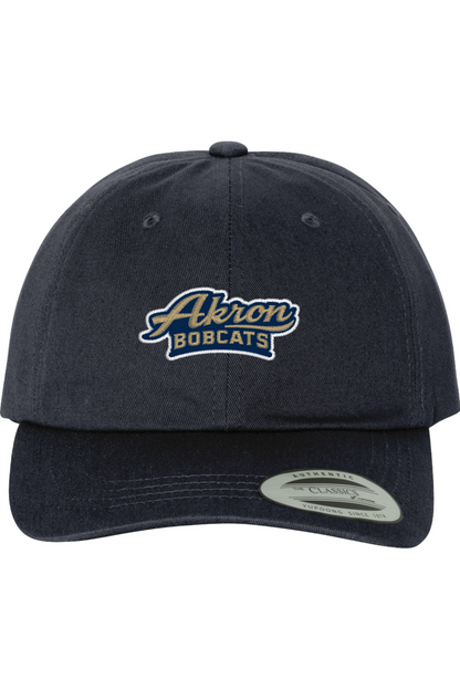 Arkron Bobcats Basketball Embroidered Dad Hat