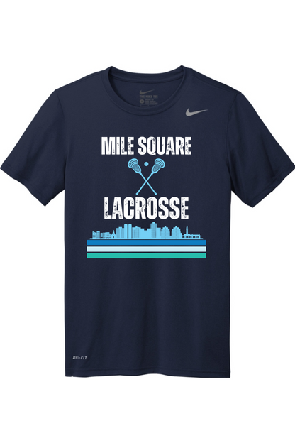 Mile Square Lacrosse Nike Team rLegend Tee