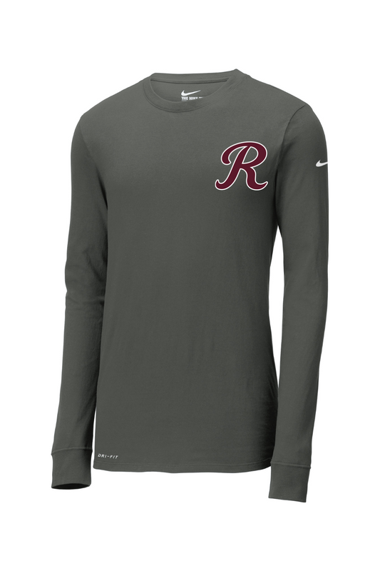 Rebels Travel Baseball Nike Dri-FIT Cotton/Poly Long Sleeve Tee