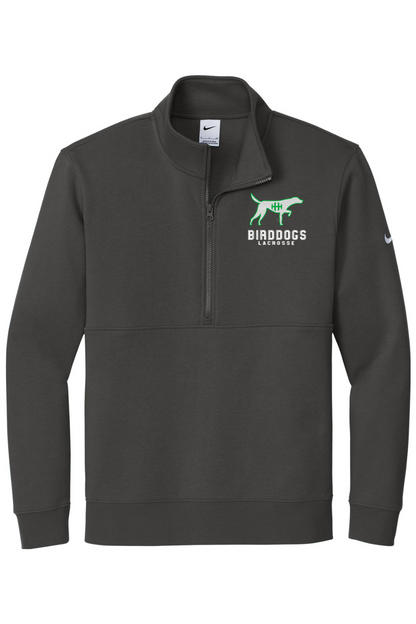 HHH Birddogs Embroidered Nike Club Fleece Sleeve Swoosh 1/2-Zip