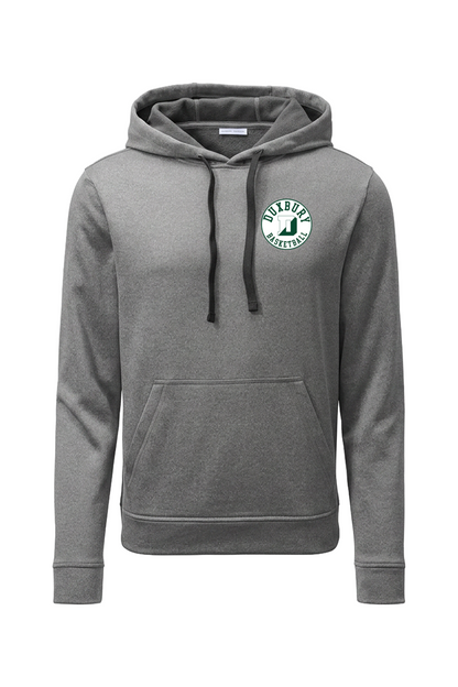 Duxbury Youth Basketball Sport-Tek PosiCharge Sport-Wick Heather Fleece Hooded Pullover