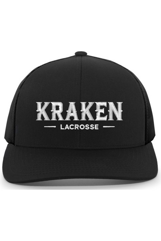 Kraken Lacrosse Embroidered Trucker Hat