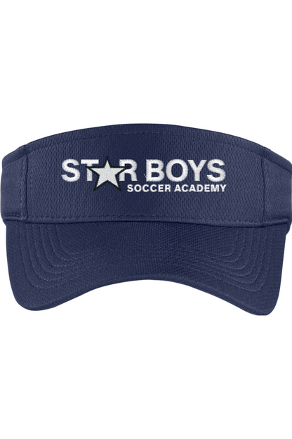 Star Boys Soccer Embroidered Visor