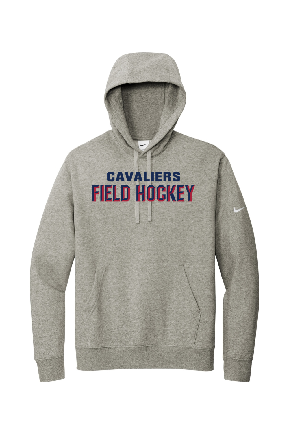Woodson High School Field Hockey Nike Club Fleece Sleeve Swoosh Pullover Hoodie