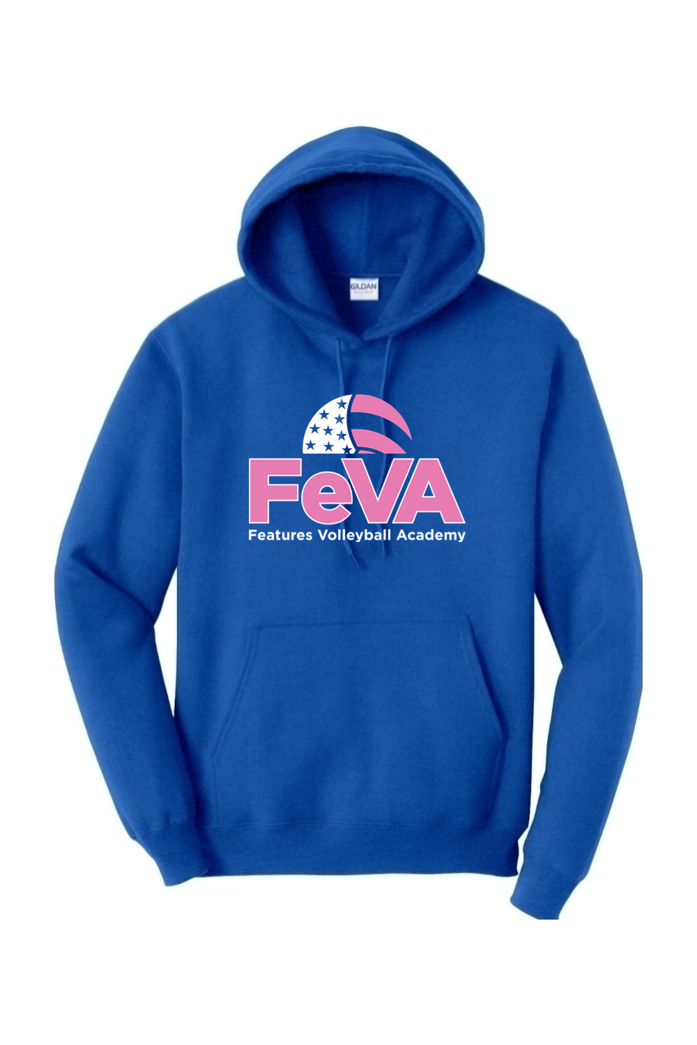 Features Volleyball Adult Heavyweight Hoodie