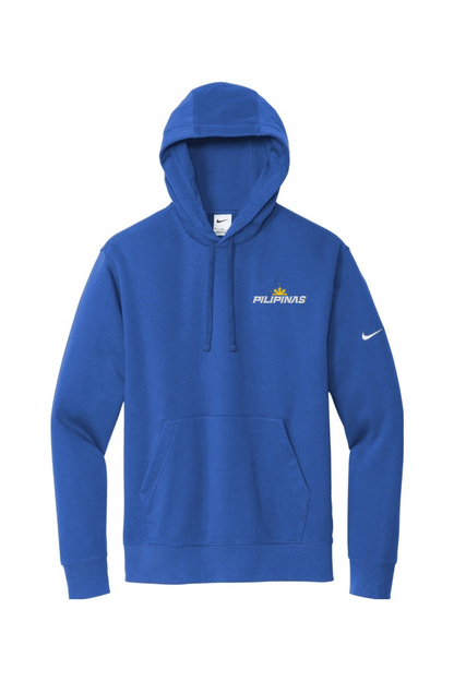 Philippines Lacrosse Embroidered Nike Club Fleece Sleeve Swoosh Pullover Hoodie