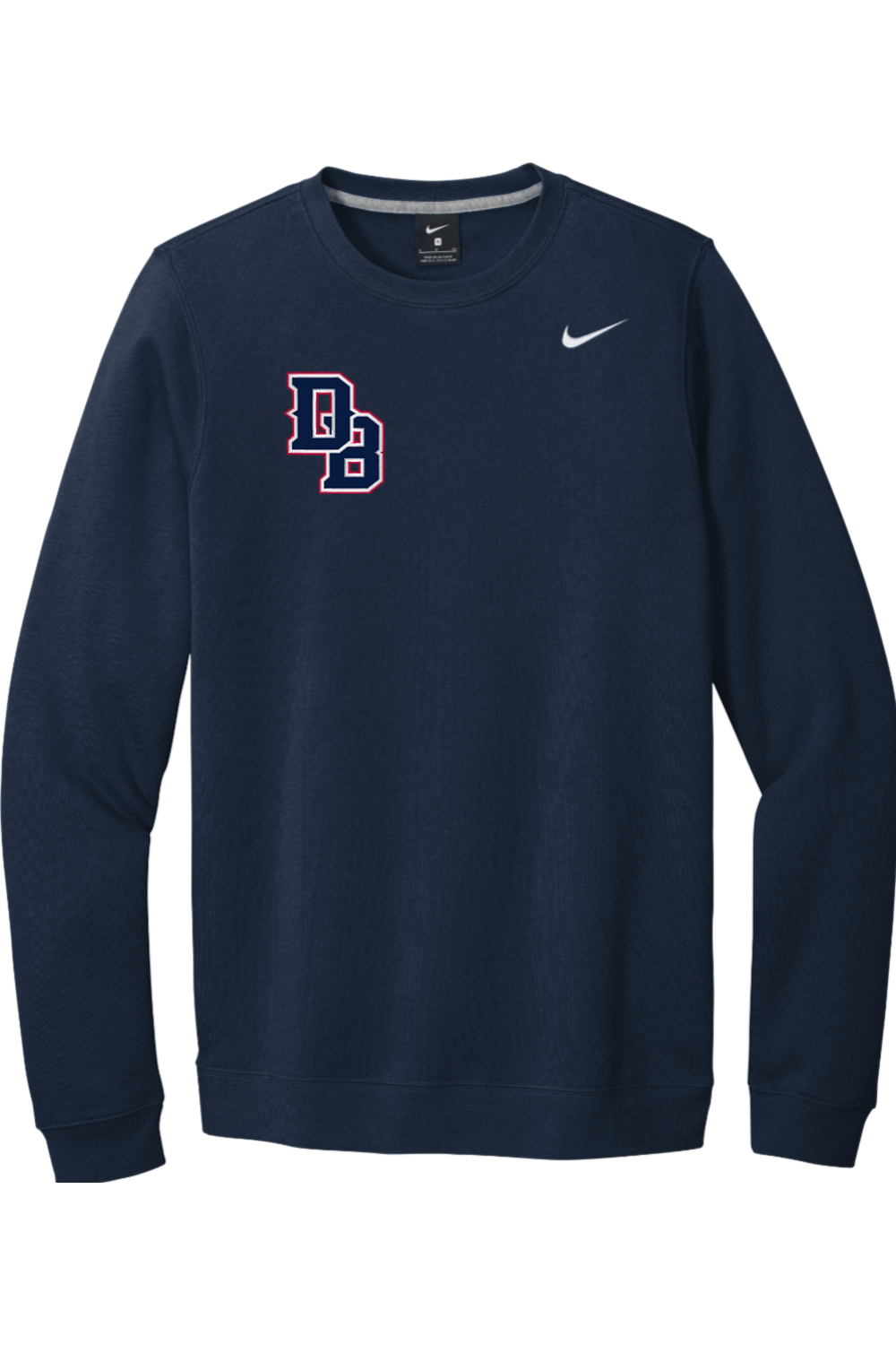 Dallas Bats Baseball Embroidered Nike Club Fleece Crew