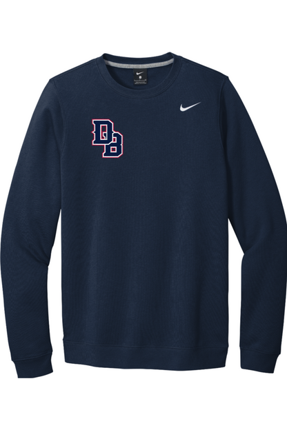 Dallas Bats Baseball Embroidered Nike Club Fleece Crew