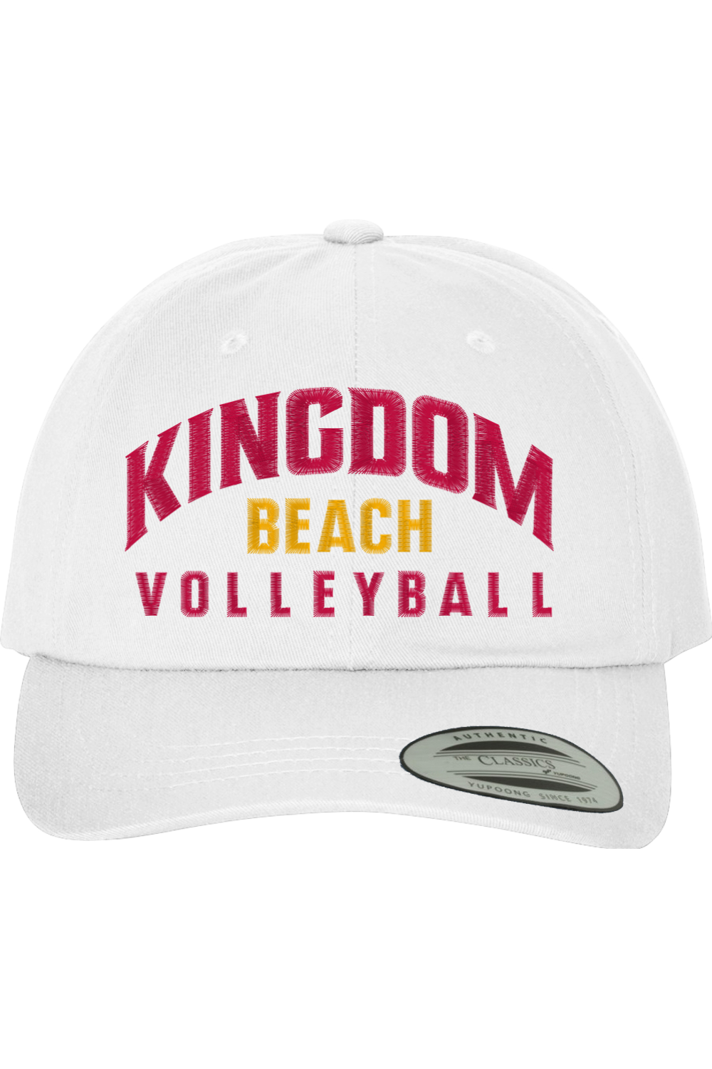 Kingdom Beach Volleyball Embroidered Dad Hat