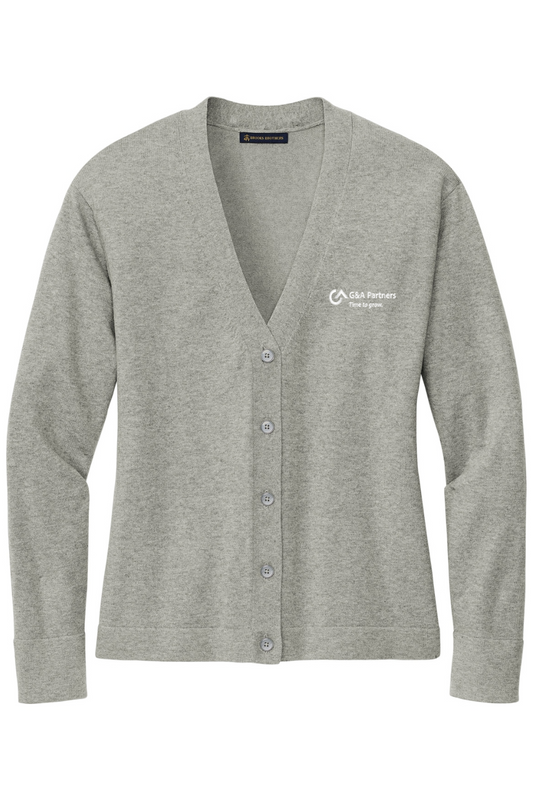 G&A Partners Brooks Brothers Women's Cotton Stretch Cardigan Sweater