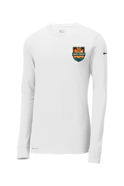 Cape Coast Lacrosse Nike Dri-FIT Cotton/Poly Long Sleeve Tee