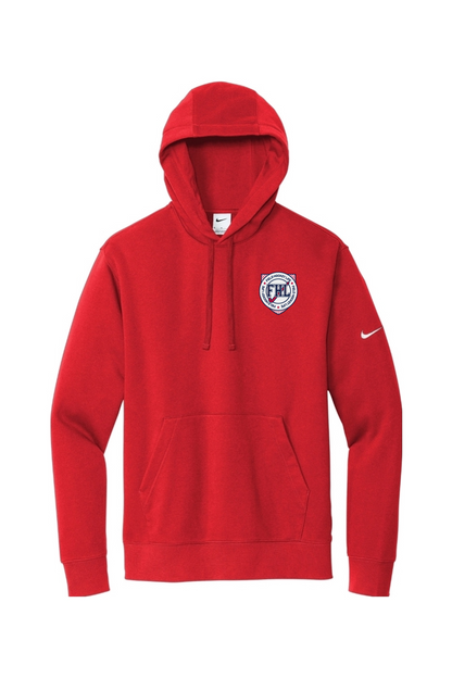 Field Hockey Life Embroidered Nike Club Fleece Sleeve Swoosh Pullover Hoodie