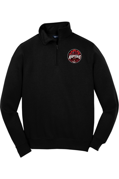 Raptors Lacrosse Adult Embroidered Quarter-Zip Pullover