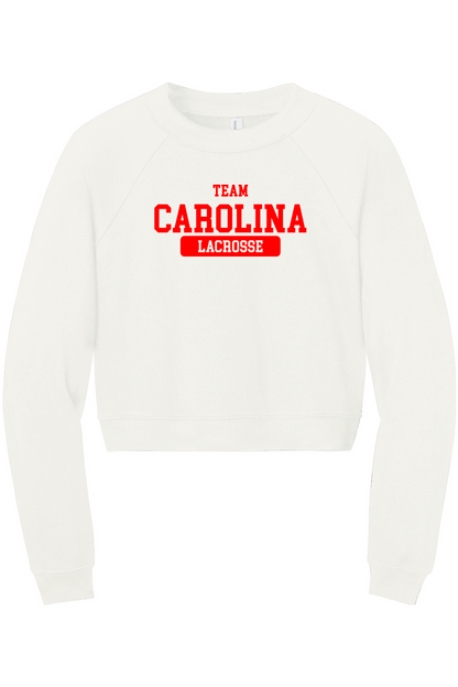 Team Carolina BELLA+CANVAS Women's Raglan Pullover Sponge Fleece