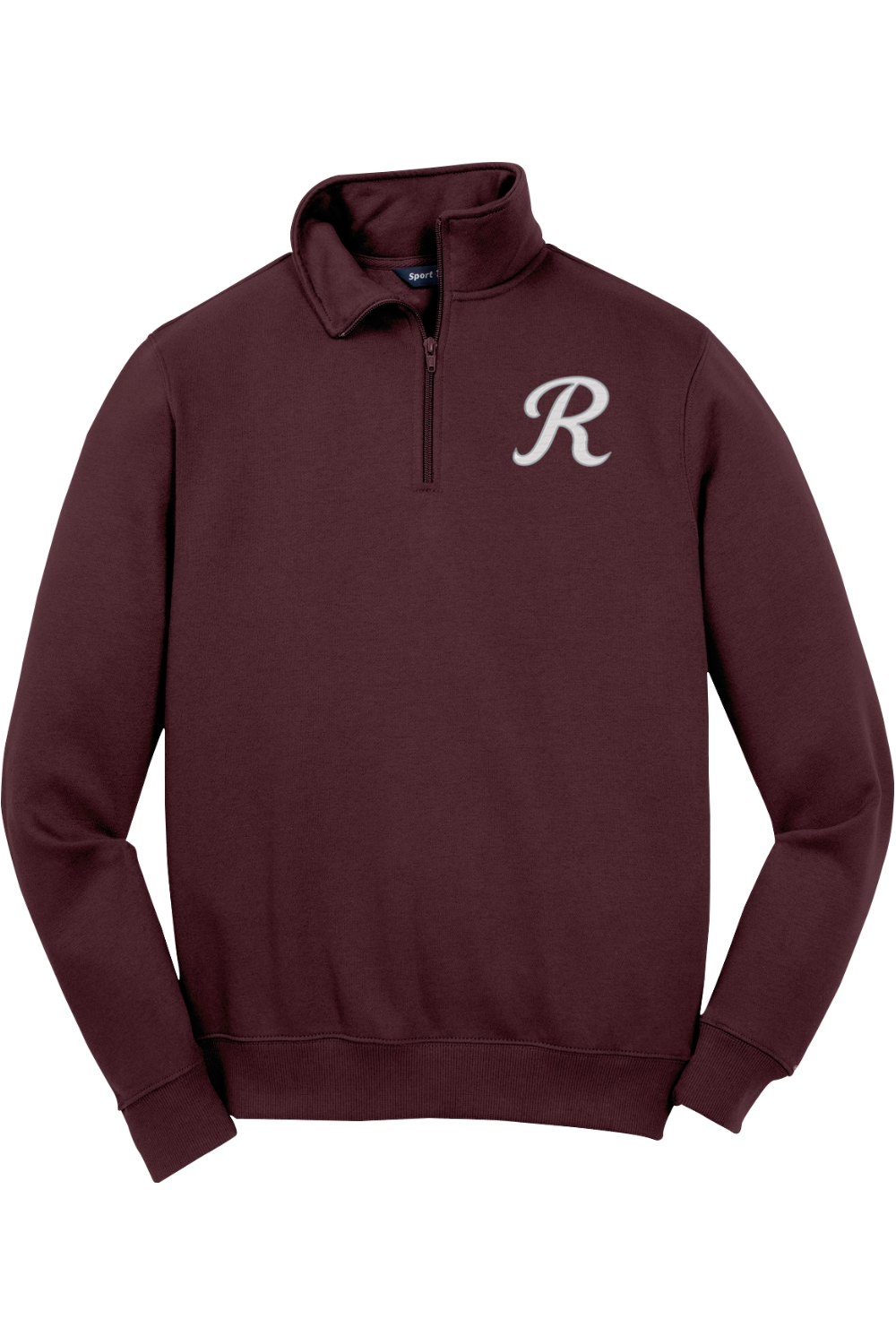 Rebels Travel Baseball Adult Embroidered Quarter-Zip Pullover