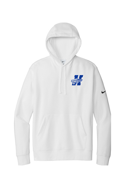 Holmdel Volleyball Embroidered Nike Club Fleece Sleeve Swoosh Pullover Hoodie
