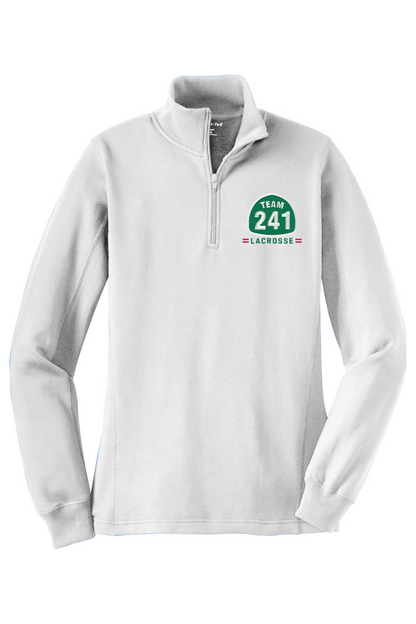California Lacrosse Adult Women's Embroidered Quarter-Zip Pullover