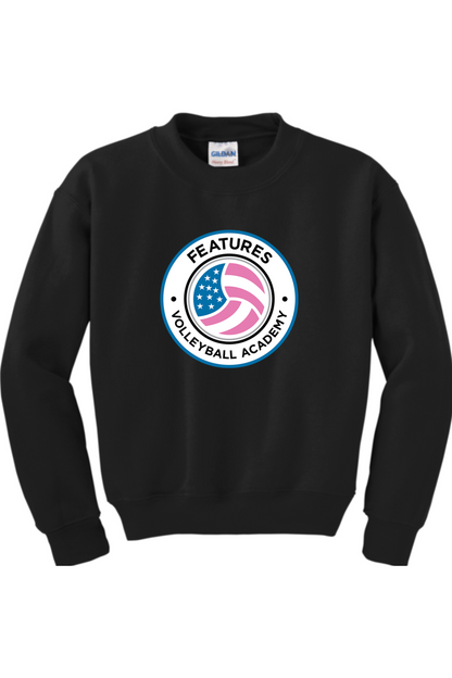 Features Volleyball Youth Sweatshirt