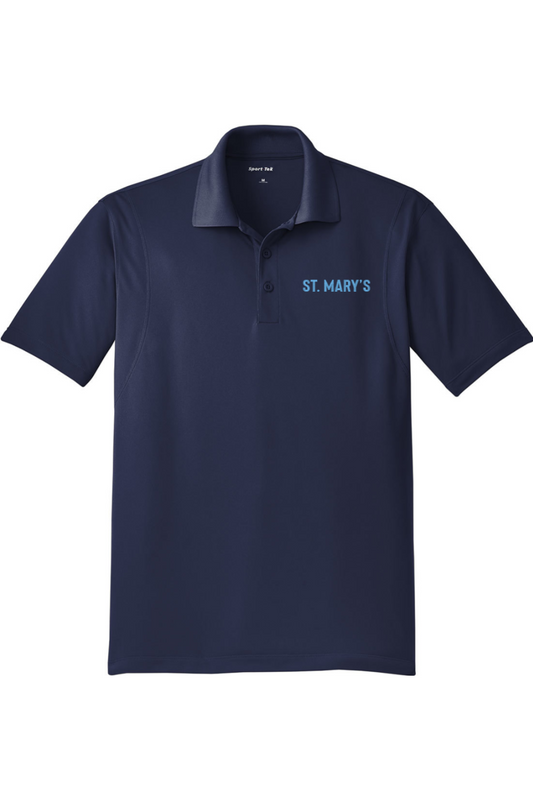 St Marys Basketball Adult Embroidered Athletic Polo
