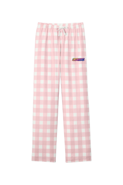 3DVBC Volleyball Adult Women's Flannel Plaid Pants