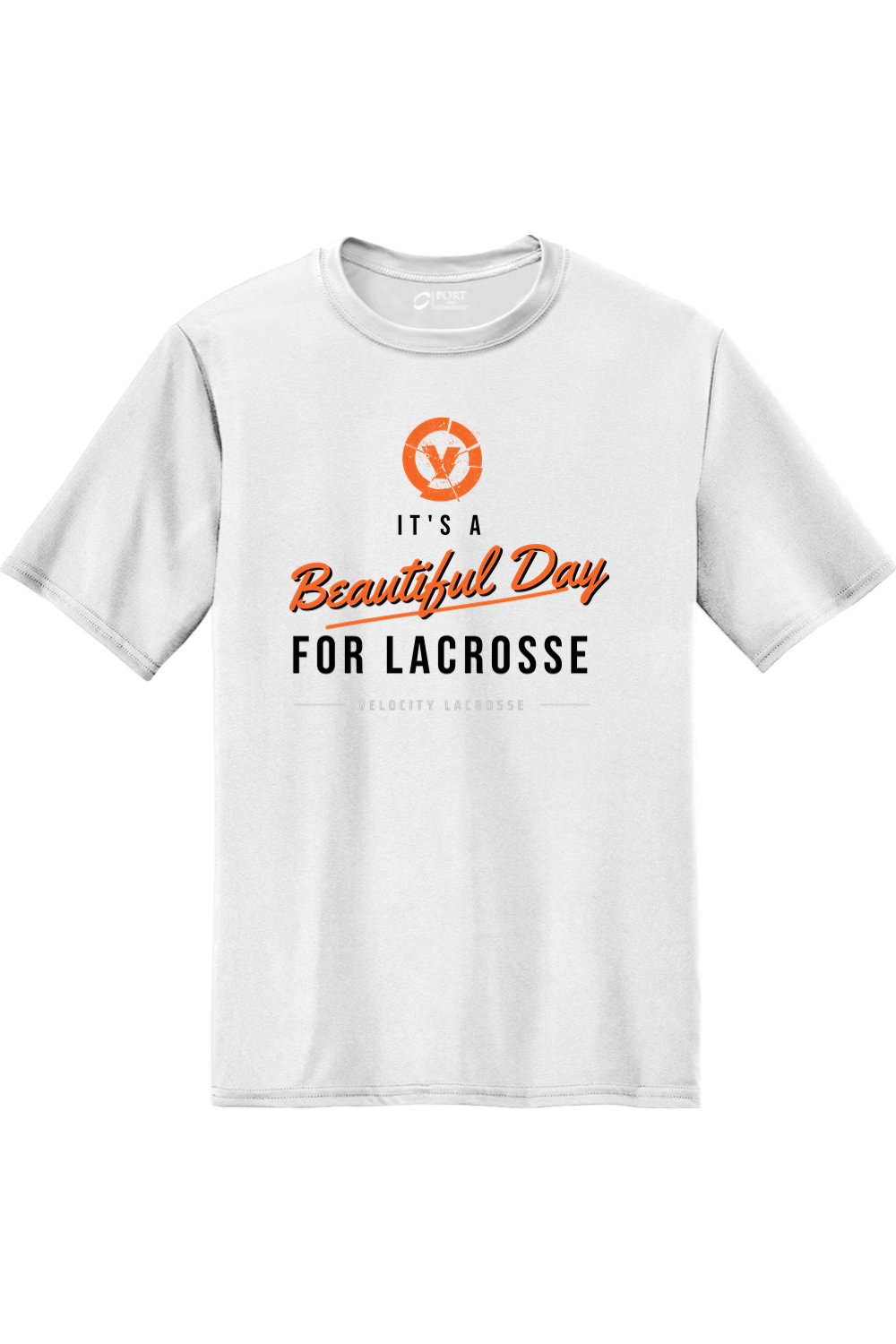 Velocity Lacrosse Port & Company Performance Tee