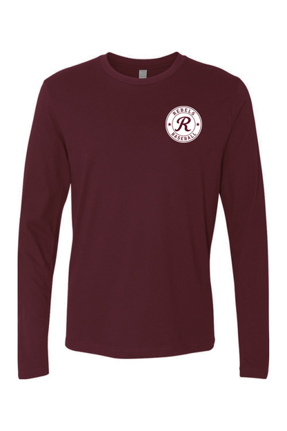 Rebels Travel Baseball Adult Long Sleeve T-Shirt