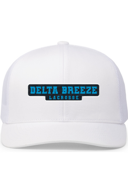 Delta Breeze Lacrosse Embroidered Trucker Hat