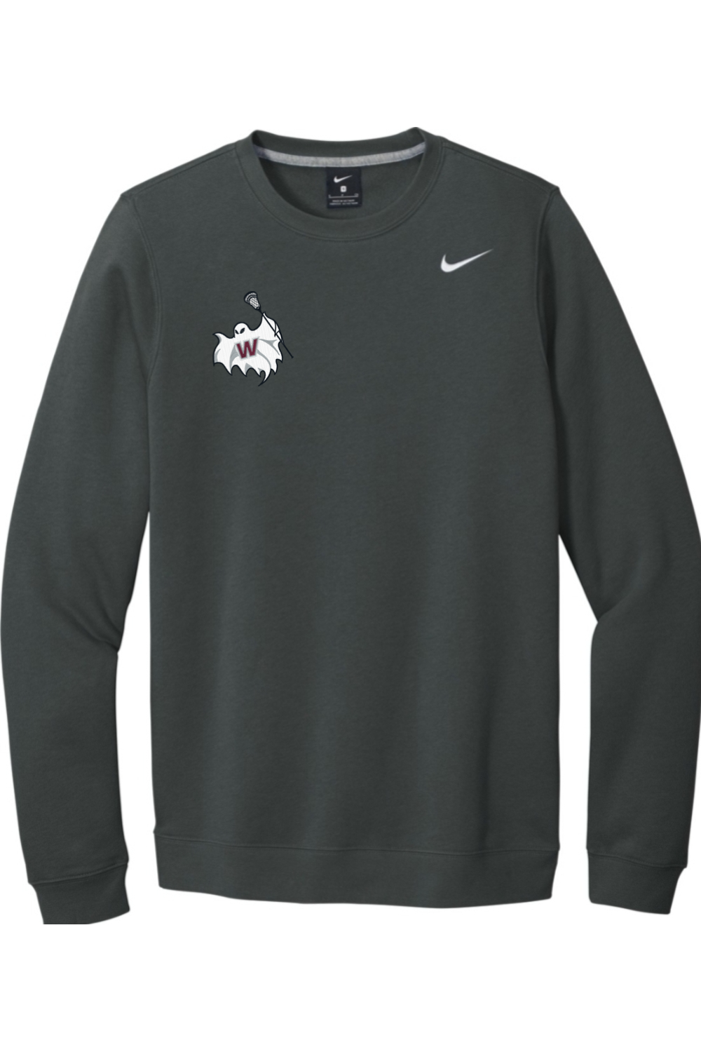 Westford Lacrosse Embroidered Nike Club Fleece Crew