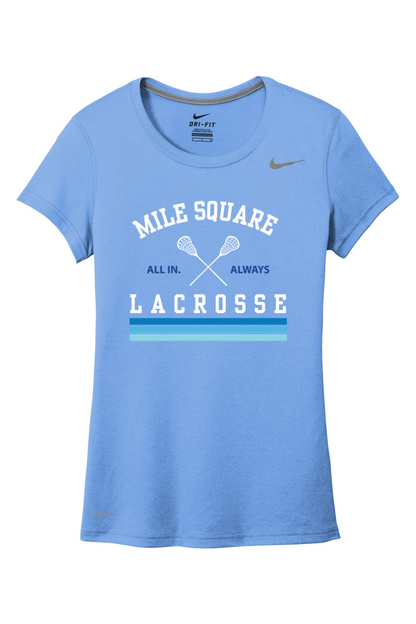 Mile Square Lacrosse Nike Ladies Team rLegend Tee